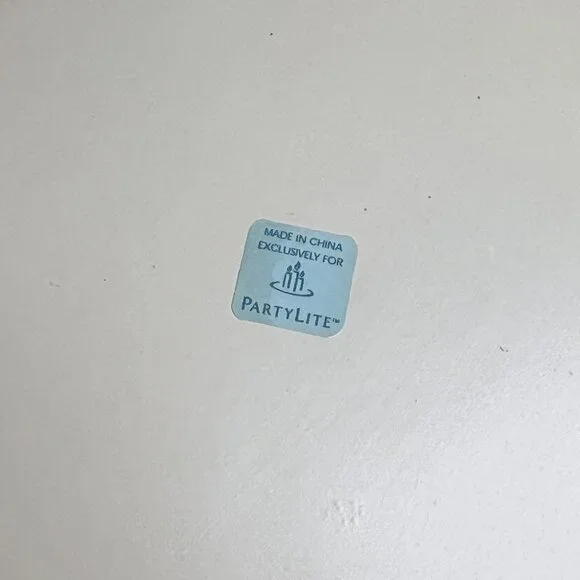 PartyLite P8014 Terrace Blossom Floral 3-Wick Multi Tealight Candle Holder 8.25" - Picture 7 of 10